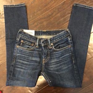 Abercrombie kids super skinny jeans 10